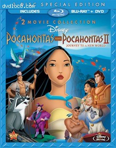 Pocahontas Two-Movie Special Edition (Pocahontas / Pocahontas II: Journey To A New World) (Three-Disc Blu-ray/DVD Combo in Blu-ray Packaging) Cover