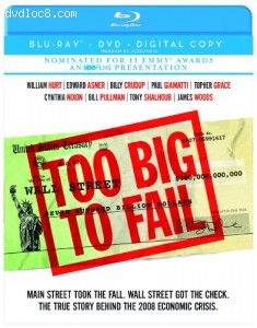 Cover Image for 'Too Big to Fail (Blu-ray/DVD Combo + Digital Copy)'