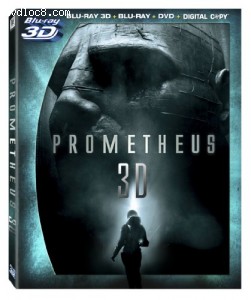 Prometheus (Blu-ray 3D/ Blu-ray/ DVD/ Digital Copy) Cover
