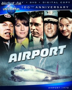 Airport [Blu-ray + DVD + Digital Copy] (Universal's 100th Anniversary) Cover
