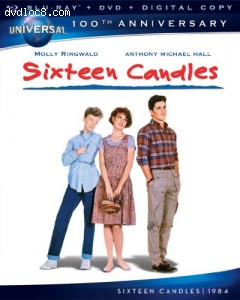 Sixteen Candles (Universal 100th Anniversary Blu-ray/DVD Combo + Digital Copy) Cover