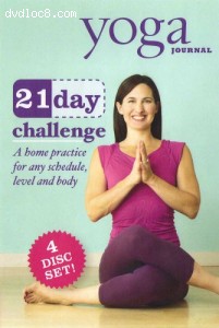Yoga Journal: 21 Day Challenge Transform Your Body in 3 Weeks (4 Disc Set) Cover