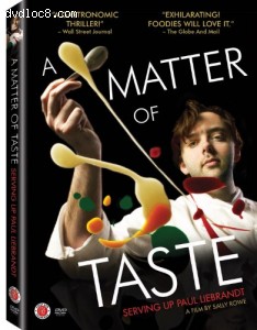 Matter of Taste: Serving Up Paul Liebrandt, A Cover
