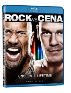WWE: The Rock vs. John Cena - Once in a Lifetime [Blu-ray] Cover