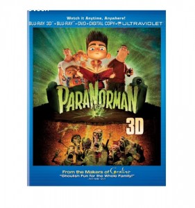 ParaNorman (Two-Disc Combo Pack: Blu-ray 3D + Blu-ray + DVD + Digital Copy + UltraViolet) Cover