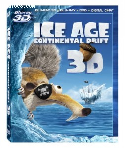 Ice Age: Continental Drift (3D Combo Pack) [Blu-ray] Cover