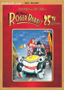Who Framed Roger Rabbit: 25th Anniversary Edition (Two-Disc Blu-ray/DVD Combo in DVD Packaging) Cover