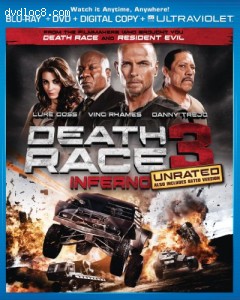 Death Race 3: Inferno (Two-Disc Combo Pack: Blu-ray + DVD + Digital Copy + UltraViolet) Cover