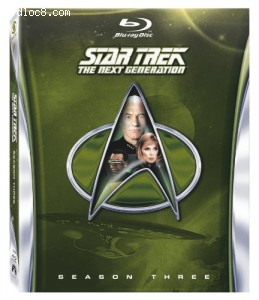 Star Trek: The Next Generation - Season Three [Blu-ray] Cover