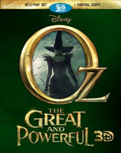 Oz the Great and Powerful (Blu-ray 3D + Digital Copy) Cover