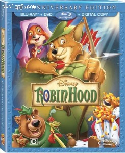 Robin Hood: 40th Anniversary Edition (Blu-ray + DVD + Digital Copy) Cover