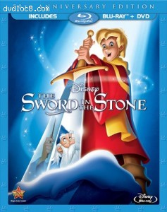 The Sword in the Stone (50th Anniversary Edition) [Blu-ray] (1963) Cover