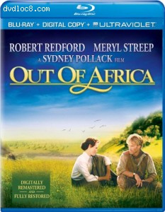 Out of Africa (Blu-ray + Digital Copy + UltraViolet) Cover