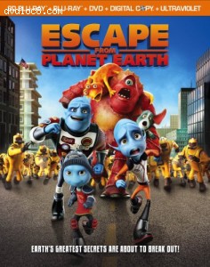 Escape From Planet Earth [3D Blu-ray + Blu-ray + DVD + Digital Copy + UltraViolet] Cover