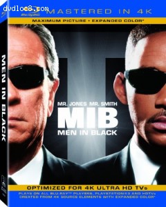 Men in Black (Mastered in 4K) (Single-Disc Blu-ray + Ultra Violet Digital Copy) Cover