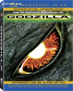 Godzilla (Mastered in 4K) (Single-Disc Blu-ray + Ultra Violet Digital Copy) Cover