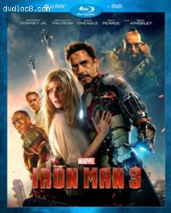 Iron Man 3 (Blu-ray / DVD Combo Pack) Cover