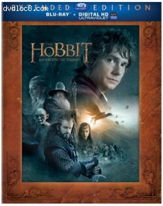 The Hobbit: An Unexpected Journey (Extended Edition) (Blu-ray + UltraViolet) Cover