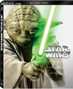 Star Wars Trilogy Episodes I-III (Blu-ray + DVD) Cover