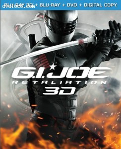 G.I. Joe: Retaliation (Blu-ray 3D / Blu-ray / DVD / Digital Copy +UltraViolet) Cover