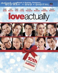 Cover Image for 'Love Actually (Blu-ray + DVD + Digital Copy + UltraViolet + Collectible Ornament)'