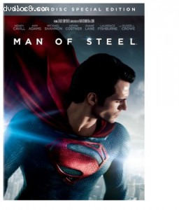 Man of Steel (Two-Disc Special Edition DVD + UltraViolet) Cover