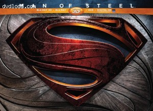 Man Of Steel 3D: Limited Collector's Edition (Blu-ray 3D + Blu-ray + DVD + Ultraviolet) [Blu-ray] Cover