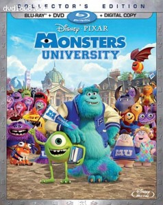 Cover Image for 'Monsters University (Blu-ray + DVD + Digital Copy)'