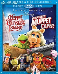The Great Muppet Caper And Muppet Treasure Island:  Of Pirates &amp; Pigs 2-Movie Collection [Blu-ray] Cover
