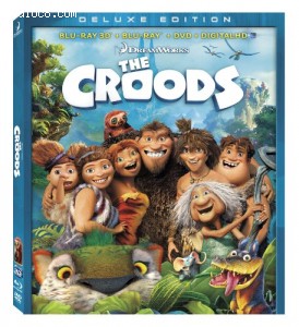 The Croods (Blu-ray 3D / Blu-ray / DVD + Digital Copy) Cover