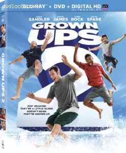 Grown Ups 2 (Two Disc Combo: Blu-ray / DVD + UltraViolet Digital Copy) Cover