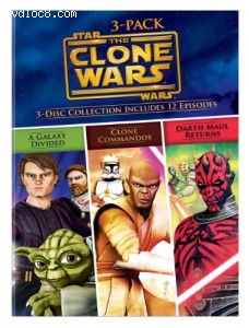 Star Wars the Clone Wars Volumes 3-Pack Cover