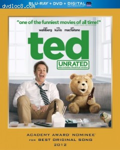 Ted (Unrated Blu-ray + DVD + DIGITAL with UltraViolet) Cover