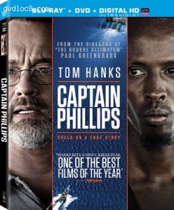 Captain Phillips (Two Disc Combo: Blu-ray / DVD + UltraViolet Digital Copy) Cover
