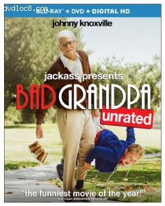 Jackass Presents: Bad Grandpa (Unrated) (Blu-ray + DVD + Digital HD) Cover