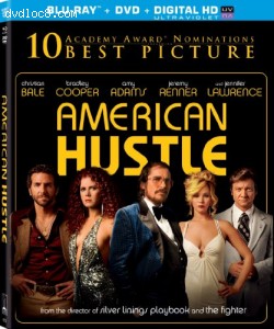 American Hustle (Two Disc Combo: Blu-ray / DVD +Ultraviolet Digital Copy) Cover