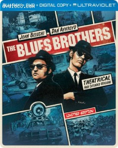 The Blues Brothers (Steelbook) (Blu-ray + DVD + DIGITAL with UltraViolet) Cover