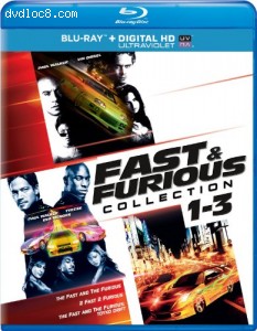 Fast &amp; Furious Collection: 1-3 (Blu-ray + DIGITAL HD with UltraViolet) Cover