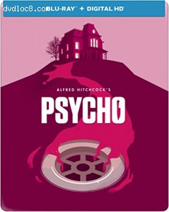 Psycho (1960) - Limited Edition Steelbook (Blu-ray + DIGITAL HD with UltraViolet) Cover
