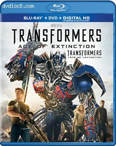 Transformers: Age of Extinction [Blu-ray + DVD + Digital Copy] Cover