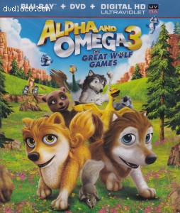 Alpha & Omega 3: The Great Wolf Games (Blu-ray) Cover