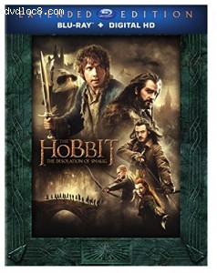 Hobbit, The: The Desolation Of Smaug - Extended Edition (Blu-ray + UltraViolet) Cover