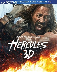 Hercules (Blu-ray 3D + Blu-ray + DVD + Digital HD) Cover