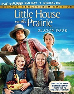 Little House on the Prairie Season 4 (Deluxe Remastered Edition Blu-ray + UltraViolet Digital Copy) Cover