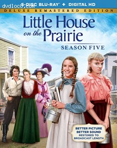 Little House on the Prairie: Season 5 [Deluxe Remastered Edition Blu-ray + UltraViolet Digital Copy] Cover