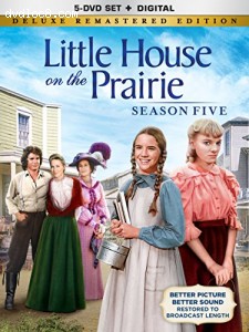 Little House on the Prairie: Season 5 [Deluxe Remastered Edition DVD + UltraViolet Digital Copy] Cover
