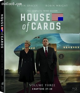 House of Cards: Season 3 [Blu-ray] Cover