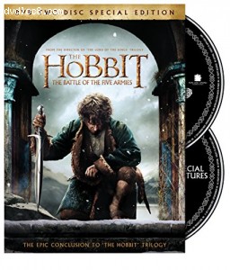 The Hobbit: The Battle of the Five Armies (Special Edition) (DVD+UltraViolet) Cover