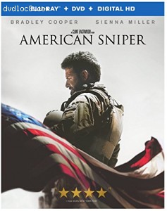 American Sniper (Blu-ray + DVD + Digital HD UltraViolet Combo Pack) Cover