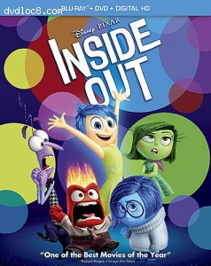 Inside Out (Blu-ray/DVD Combo Pack + Digital Copy) Cover